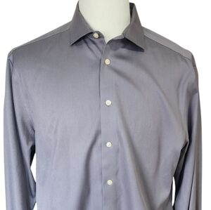 Calvin Klein Non-Iron Slim Fit Dress Shirt – 17 Neck, 36/37 Sleeve – Tall Fit